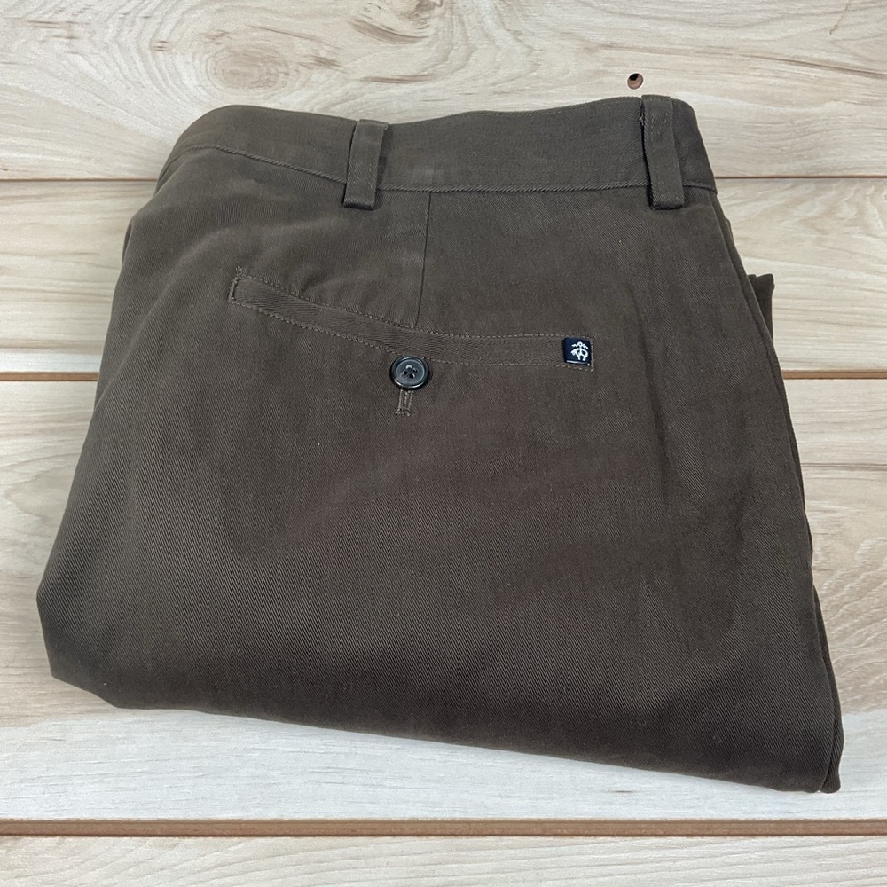 Brooks Brothers 346 Brown Cotton Chino Pants – 40x30 – New With Tags  Classic an
